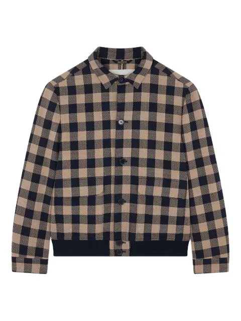 Paul & Shark check-pattern blouson Blue 15312453C33