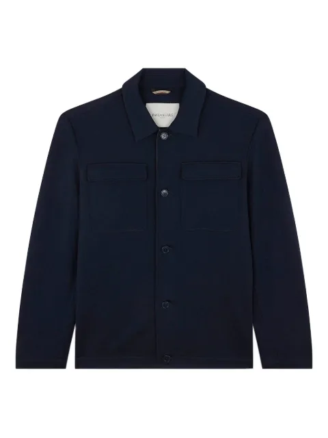 Paul & Shark wool pocket shirt Blue 15311230050