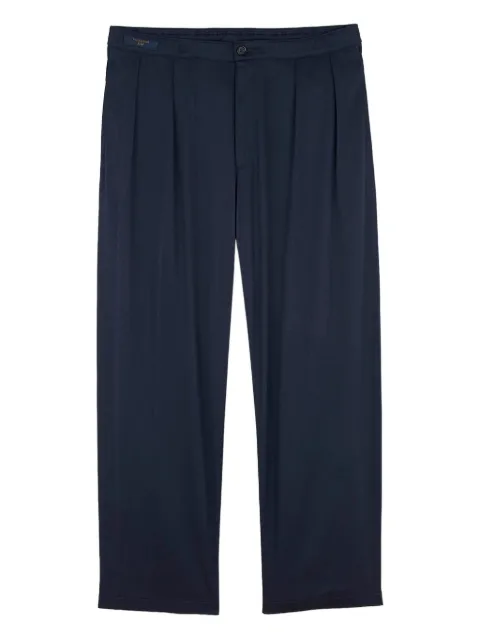 Paul & Shark pleated straight-leg trousers Blue 15314090013