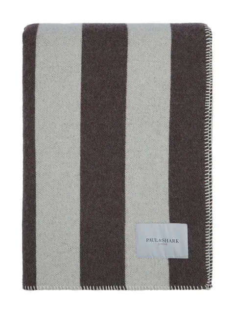 Paul & Shark striped blanket Brown 14317010180