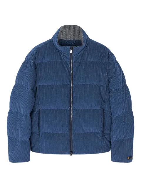 Paul & Shark corduroy quilted down jacket Blue 15312120635
