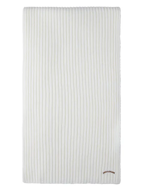 Paul & Shark ribbed scarf White 14317050469