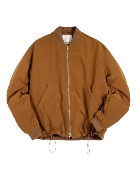 YMC drawstring zip-fastening bomber jacket Brown P5ZAA