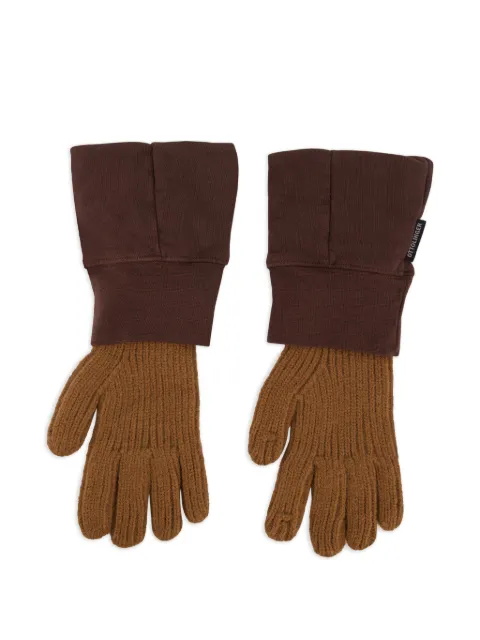 Ottolinger deconstructed sleeve gloves Brown 12990292801BRWN