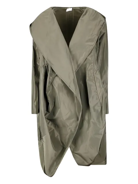 M.S.M. hooded trench coat Green VH611