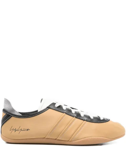 Y-3 striped lace-up sneakers Neutrals JS2459