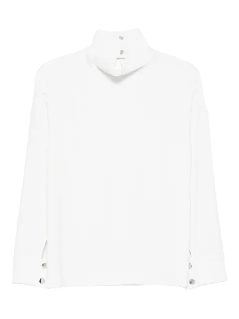 Erika Cavallini high-neck blouse White P5WR01