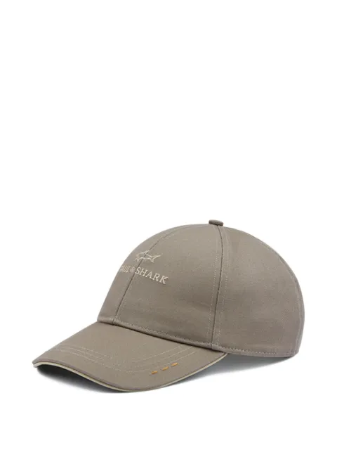Paul & Shark logo-embroidered cotton baseball cap Neutrals 15317100029