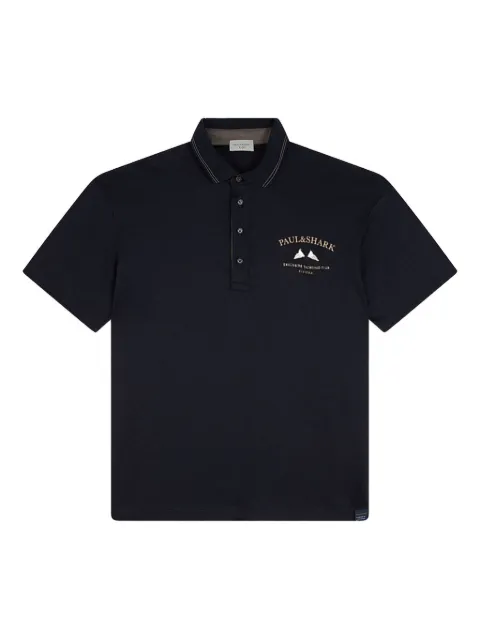 Paul & Shark embroidered polo shirt Blue 15311702050