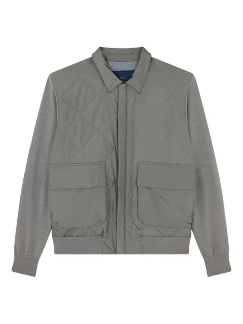 Paul & Shark diamond-quilted jacket Green 15311219445
