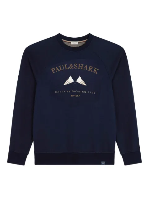 Paul & Shark logo-detailing sweatshirt Blue 15311840050