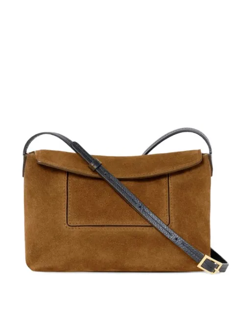 Wandler mini Penelope suede flap shoulder bag Brown 000154100
