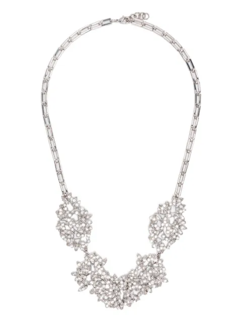 Jil Sander embellished chain necklace Silver J12UU0191P5092