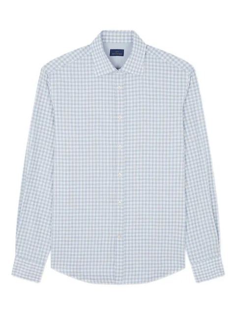 Paul & Shark gingham cotton shirt Blue 15313036CFS08