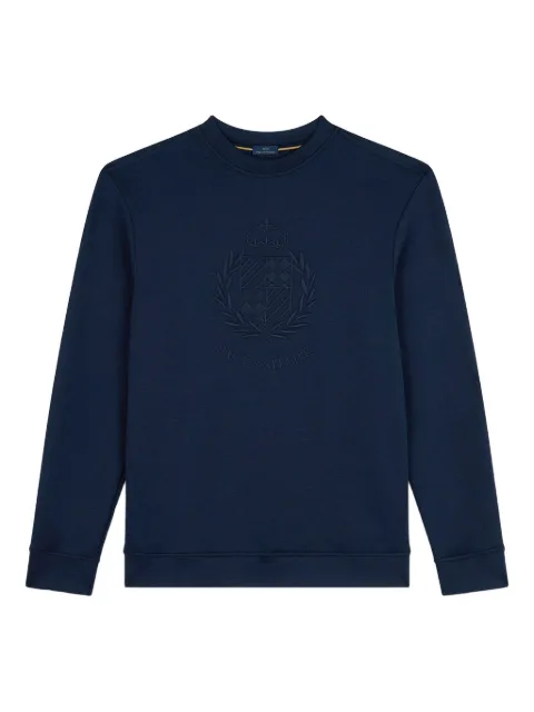 Paul & Shark heraldic-embroidered sweatshirt Blue 15311826050