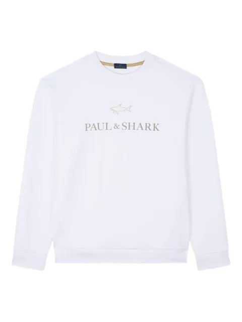 Paul & Shark logo-print sweatshirt White 15311845965