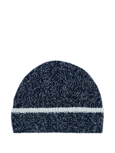 Paul & Shark contrast-trim beanie Blue 15357152083
