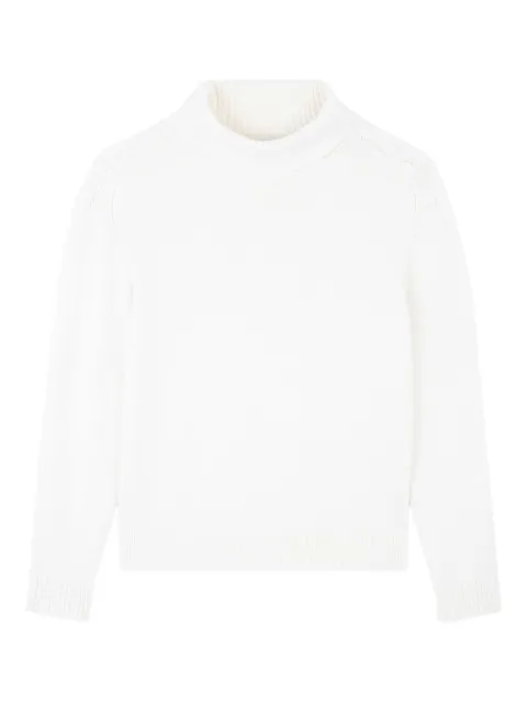Paul & Shark merino wool turtleneck sweater White 15351019469
