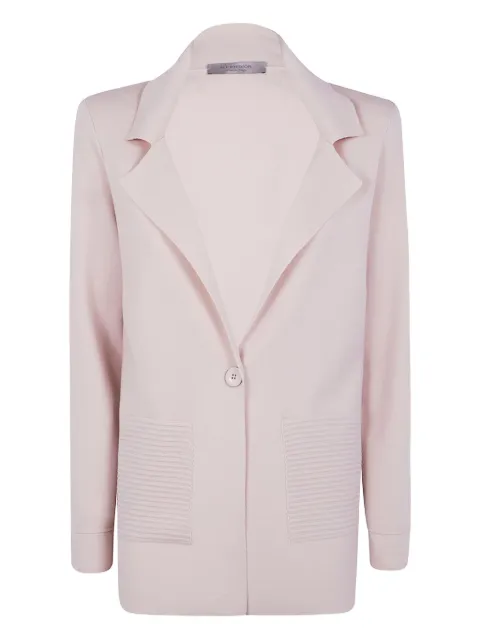 D.Exterior ribbed-pocket wool jacket Pink 61338