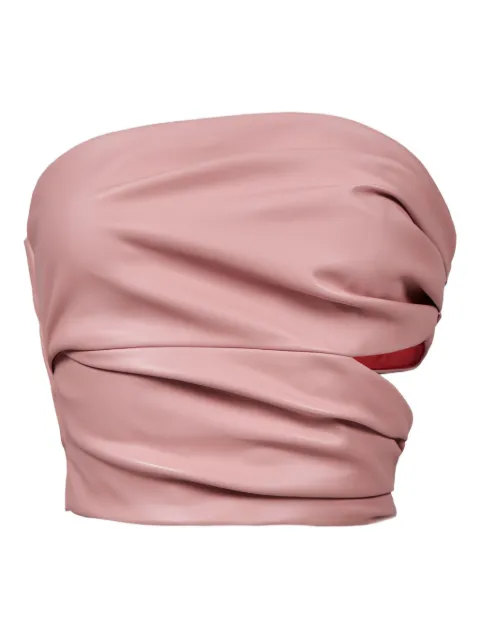 Lika draped cut-out top Pink 7346