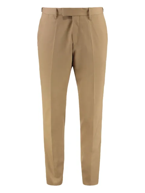 BOSS flat-front trousers Brown 50545993