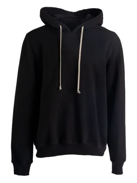 Rick Owens drawstring hoodie Black RU02E1281JTC
