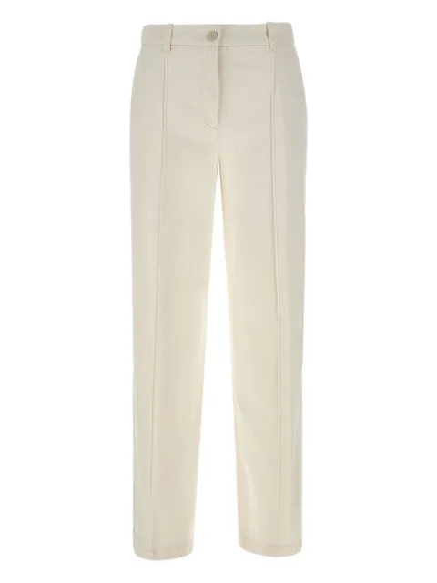 Eleventy pleated trousers White L80PANL07TET0L02401