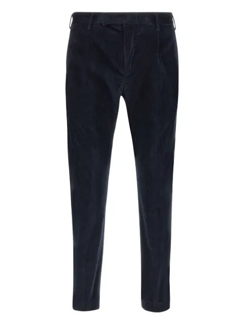 PT Torino pleat-front corduroy trousers Blue COASX0ZA0FWDPG810370