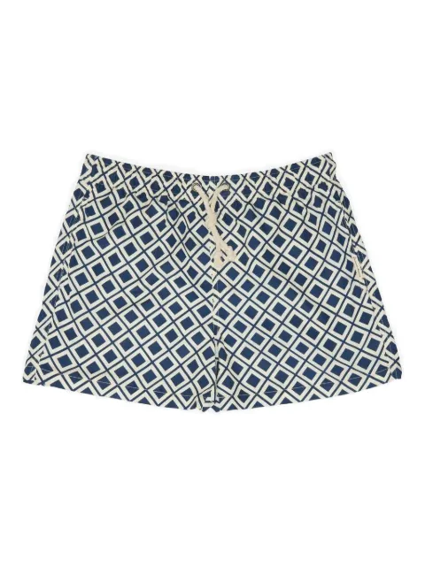 GASSA D AMANTE Vieste geometric print swim shorts Blue VIESTE