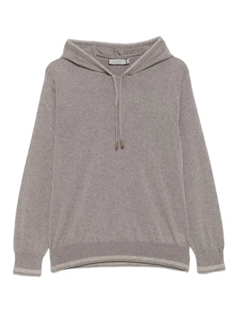 Canali wool-blended hoodie Neutrals C1133MK02356