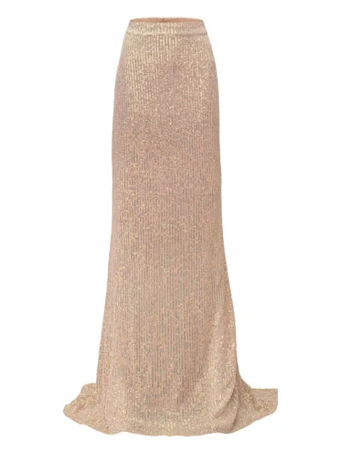 Lika sequin-embellished skirt Neutrals 7593
