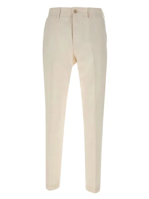 BOSS zip-fly side-pocket trousers Neutrals 50545652118