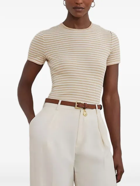 Lauren Ralph Lauren striped short-sleeve T-shirt Neutrals 200963889004