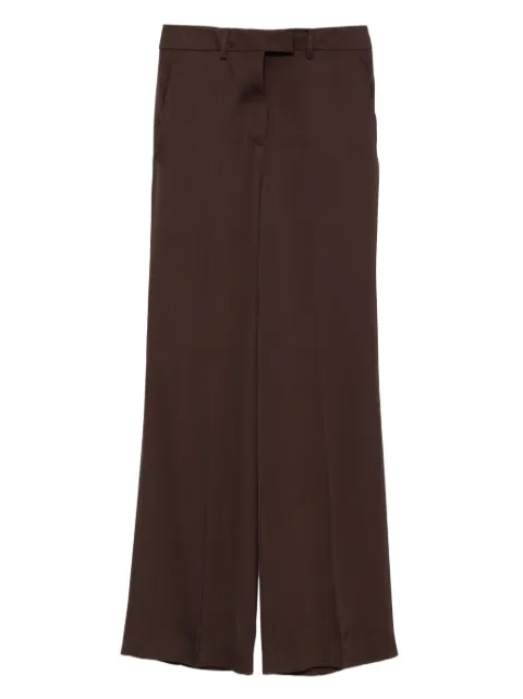 Semicouture flared trousers Brown Y5WL18