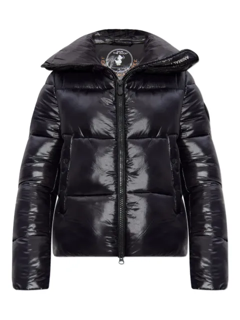 Save The Duck Isla high-neck puffer jacket Black D39370WLOVE21