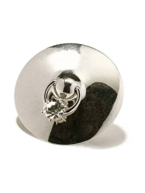 Panconesi Lamina Diamant brooch Silver CAOBD003S