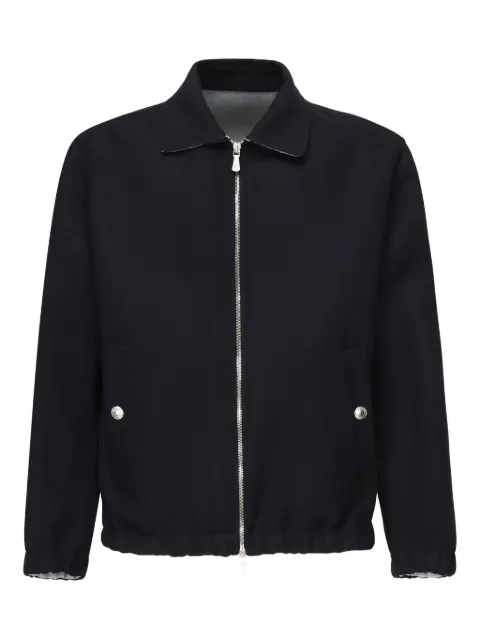 Eleventy zip-fastening wool jacket Blue L75GBTL38TES0H2291108