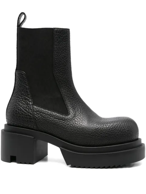 Rick Owens 60mm Beatle Bogun platform boots Black RU02E1832LBT