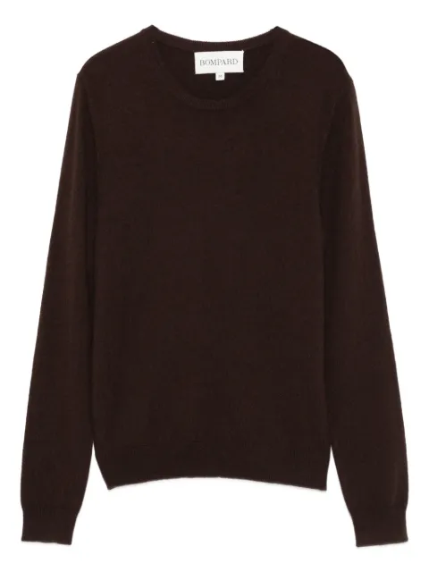 BOMPARD round-neck cashmere sweater Brown MO3N