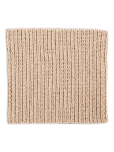 BOMPARD ribbed cashmere snood Brown AK429