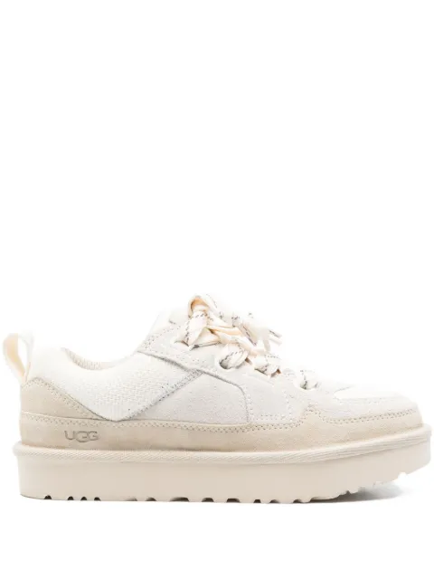 UGG Lo Lowmel mesh-panelled suede sneakers Neutrals 1168890