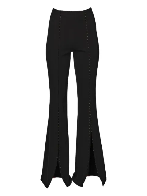 Murmur hook-and-eye fastening trousers Black MAF24SNPTRS01