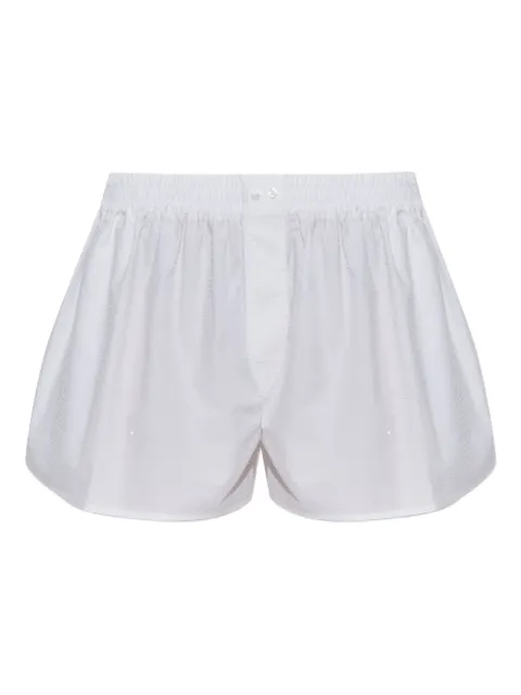 Alexander Wang crystal-embellished shorts White 1WC3254910100
