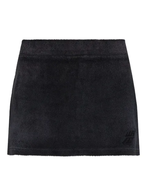 Alexander Wang embroidered cotton mini skirt Black 4CC3254848