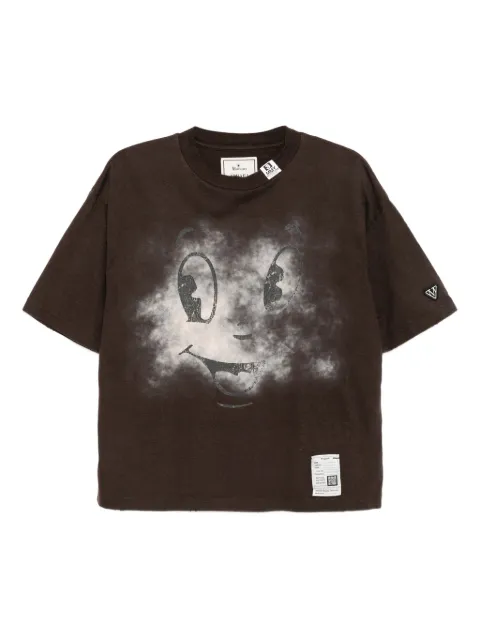 Maison MIHARA YASUHIRO graphic-print T-shirt Brown K15TS761AW25MAIN