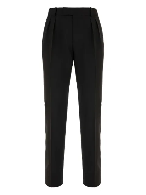 Alexander McQueen pleated-front trousers Black 832883QUAAC