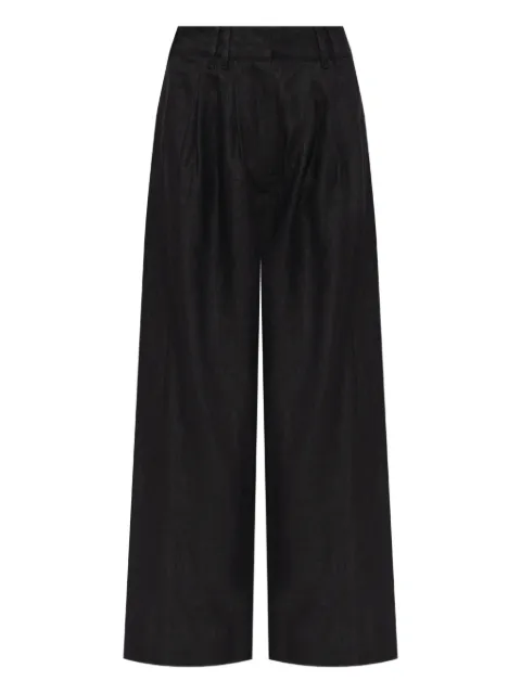Posse pleated palazzo pants Black PS1517
