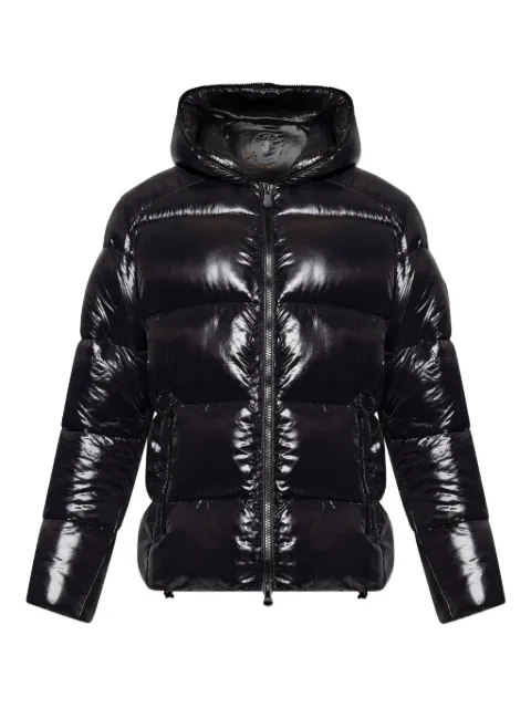 Save The Duck hooded puffer jacket Black D31280MLOVE21