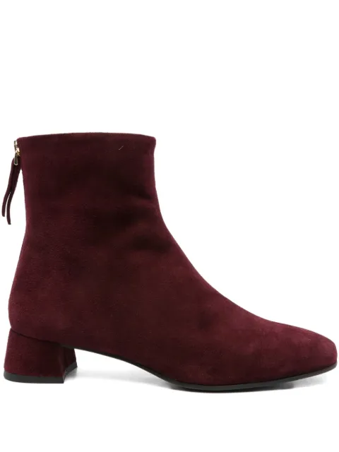 Roberto Festa suede zip-fastening ankle boots Red MAVI