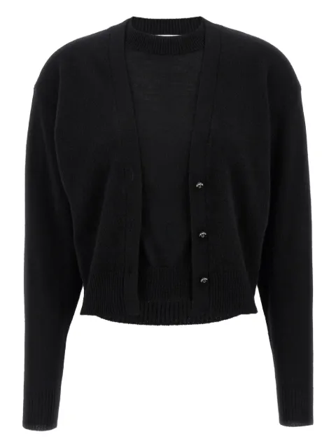 Rabanne crew-neck sweater Black 25AMPU055ML0323P001